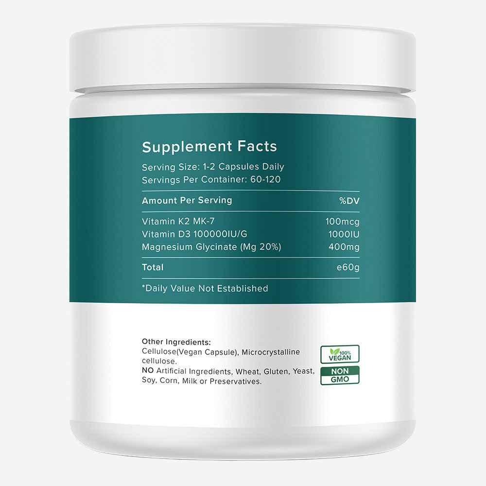 D3, K2 & Magnesium